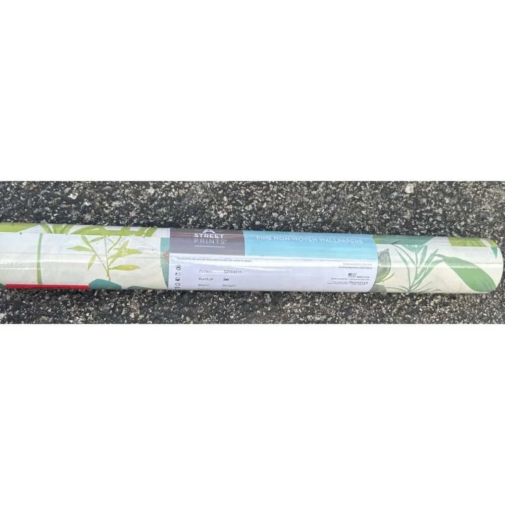 NEW A-Street Prints Descano Green Botanical Wallpaper Lot of 2 12 yards total
